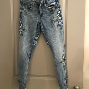 BlankNYC Floral Jeans